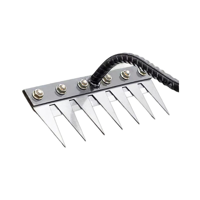 Ikodm - Tondeuse à gazon désherbage sol meuble 7 griffes métal multi-usages herbe durcie jardinage cadeaux désherbeur durabilité facile à utiliser