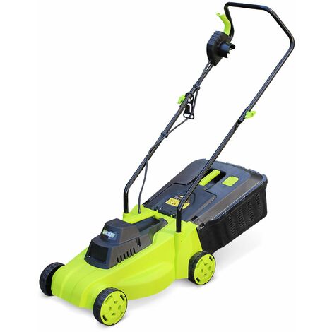 Tondeuse à gazon électrique 1300W VOLTR, récupérateur d'herbe 30L, diamètre de coupe 32cm