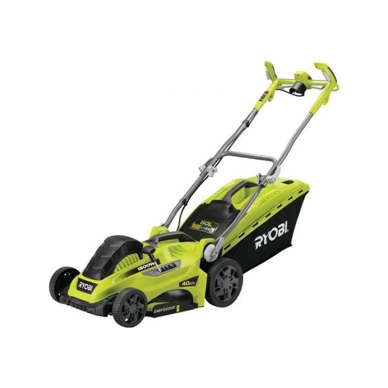 Ryobi - Tondeuse a Gazon 1800 w - ø coupe 40 cm - ramassage et mulching - double poignée Vertebrae™ - RLM18E40H