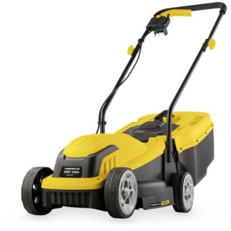 Tondeuse a gazon électrique - POWERPLUS - POWEG62203 - 1000 W - 320 mm Ø - Avec ramassage et éjection arriere