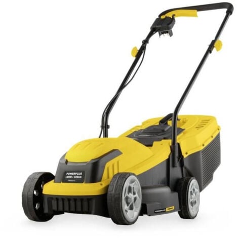 Tondeuse a gazon électrique - POWERPLUS - POWEG62205 - 1300 W - 320 mm Ø - Avec ramassage et éjection arriere