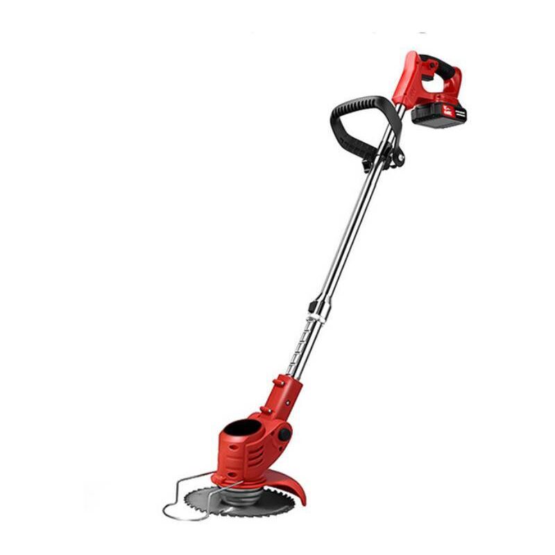 Tondeuse à gazon électrique sans fil, tondeuse de jardin électrique poussée pour le désherbage des broussailles, tondeuse à gazon électrique (sans