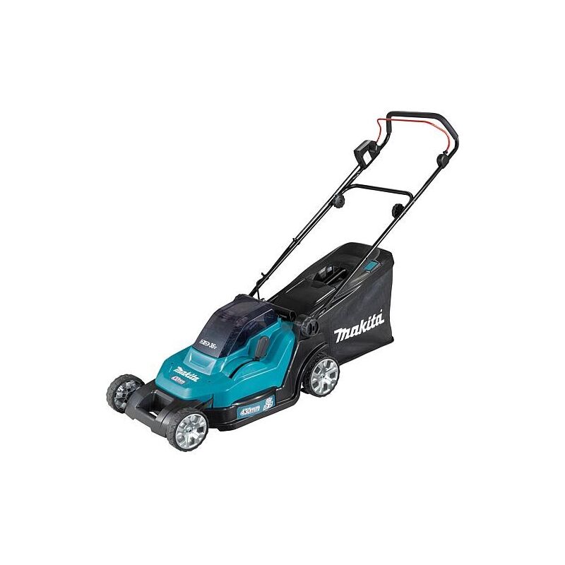 Tondeuse à gazon MAKITA DLM432PT2, 2x18V avec 2x 5,0 Ah batteries et chargeur