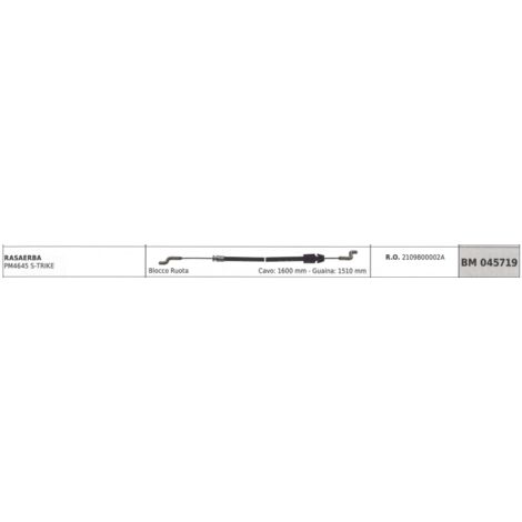 Tondeuse à gazon MOWOX PM4645 S-TRIKE câble de blocage de roue 1600 mm gaine de câble 1510 mm