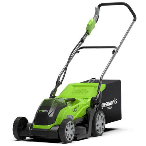 Tondeuse à gazon poussée 35cm 40V GREENWORKS - Sans batterie ni chargeur - G40LM35