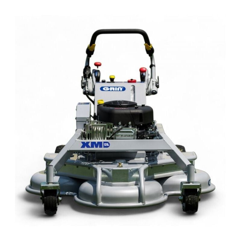 Grin - Tondeuse à gazon professionnelle 120 cm, mulching 7000 m²/h, zéro turn XM120A