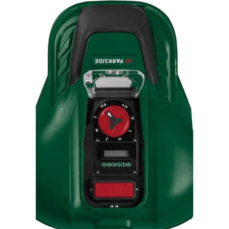 Tondeuse à gazon robotisée Parkside pmra 20-Li B2 – 20 v, moteur sans balais, largeur de coupe 18 cm, pour surfaces jusqu'à 500 m²
