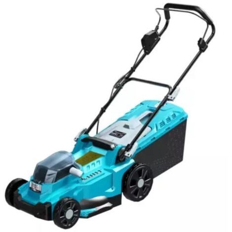 Tondeuse à gazon sans balais DEDRA 2x18V 43cm - facile à utiliser, moteur silencieux