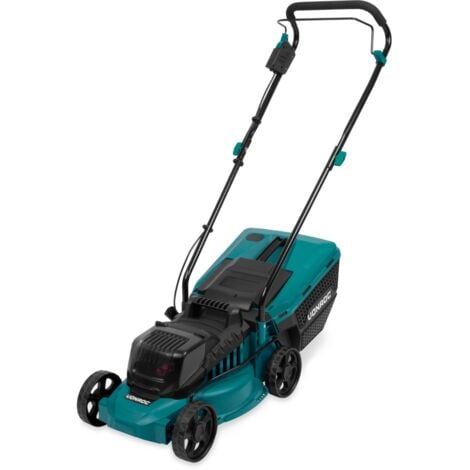 VONROC Tondeuse à gazon sans fil 40V - Sans balais à charbon - 33cm – Hauteur de coupe réglable – 2x batteries 2.0Ah et chargeurs inclus