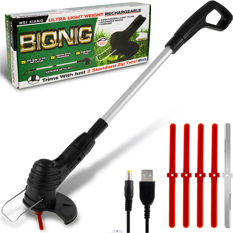 Tondeuse à gazon sans fil avec livraison, tondeuse à gazon et outil de bordure, batterie lithium-ion 4 v 2 Ah, outils de jardinage