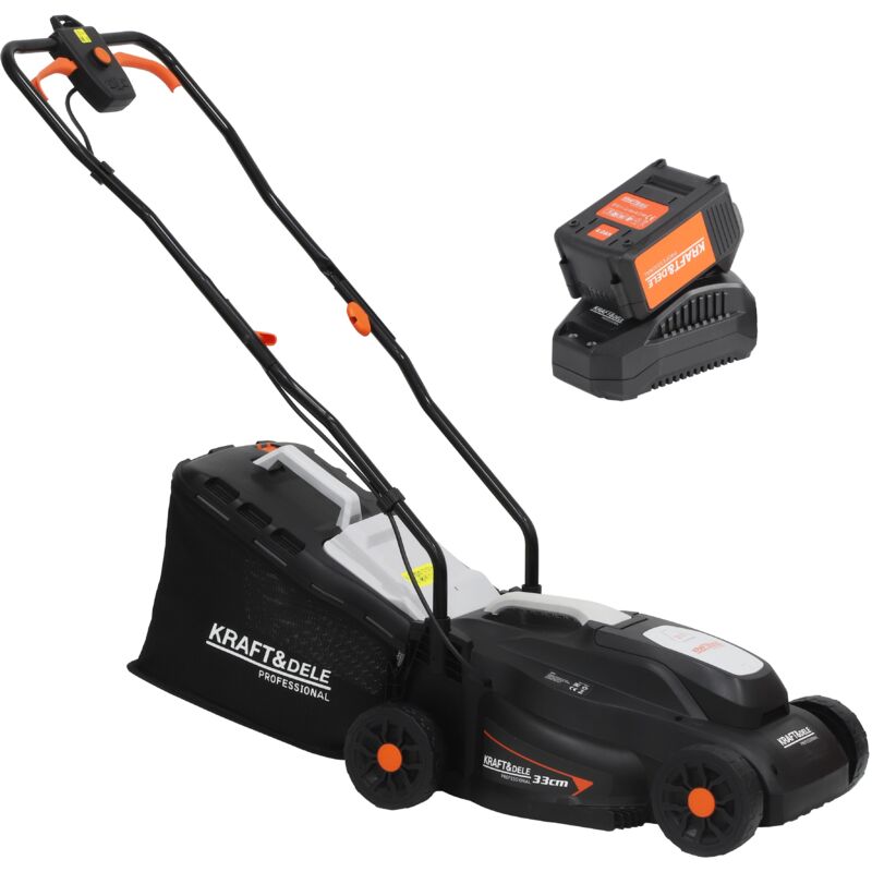 Jardibricodeco - Tondeuse à Gazon Sans Fil Sur Batterie 21v 4ah 32l