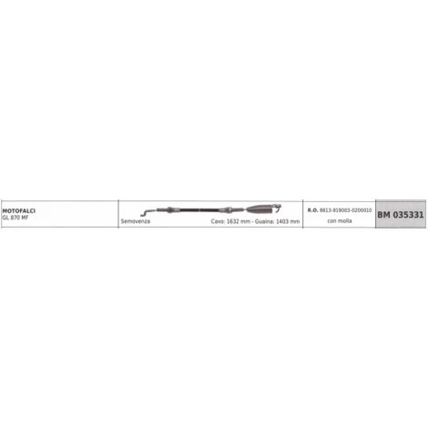 Tondeuse à moteur GREEN LINE GL870MF câble 1632mm gaine 1403mm