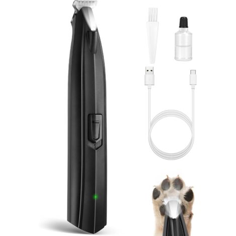 Tondeuse à ongles pour chien, tondeuse électrique sans fil avec lumière LED, tondeuse rechargeable et silencieuse pour petits animaux de compagnie.-AquaForge