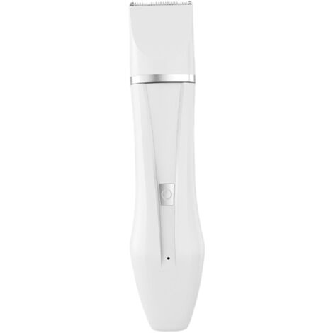 Tondeuse à pattes multifonctions pour animaux de compagnie, rechargeable et étanche, avec écran numérique et design professionnel. Convient aux chiens et aux chats. Couleurs vives et blanches.-AquaFor