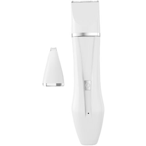 Tondeuse à pattes multifonctions pour animaux de compagnie, rechargeable et étanche, avec écran numérique et design professionnel. Convient aux chiens et aux chats. Couleurs vives et blanches.-AquaFor