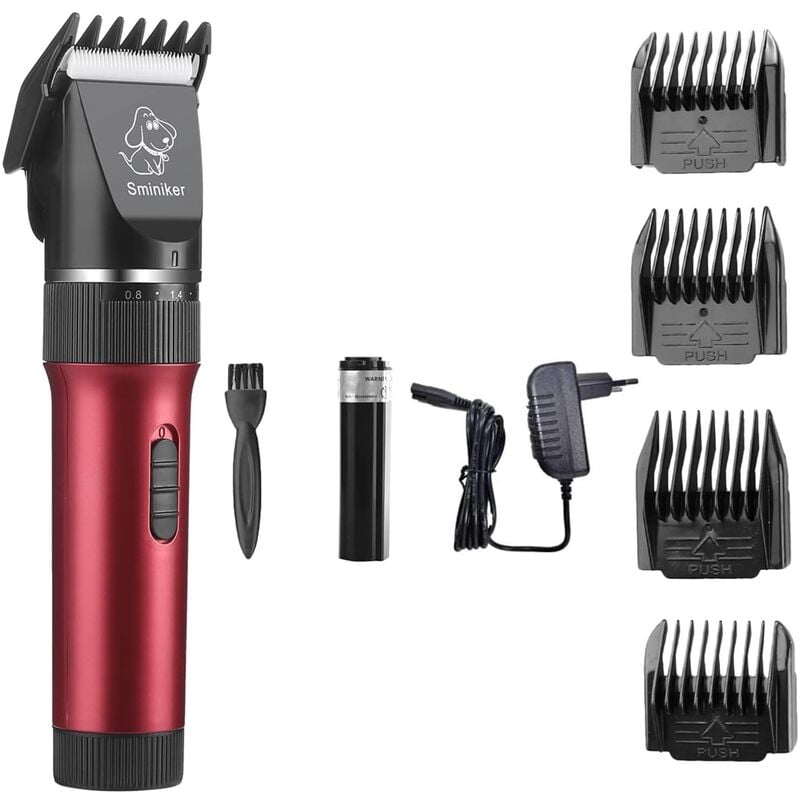 Tondeuse à poils d'animaux, professionnelle, ultra silencieuse, rechargeable, sans fil, pour chat et chien, rasoir professionnel