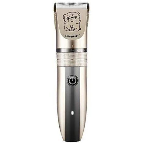 Tondeuse à poils professionnelle 2 en 1 pour chiens, chats et autres animaux, rechargeable et sans fil, silencieuse, avec lame de coupe de 45 cm.-AquaForge