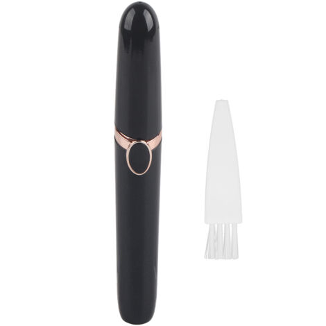 Tondeuse à Sourcils Électrique sans Fil pour Femmes - Appareil d'Épilation Visage Noir