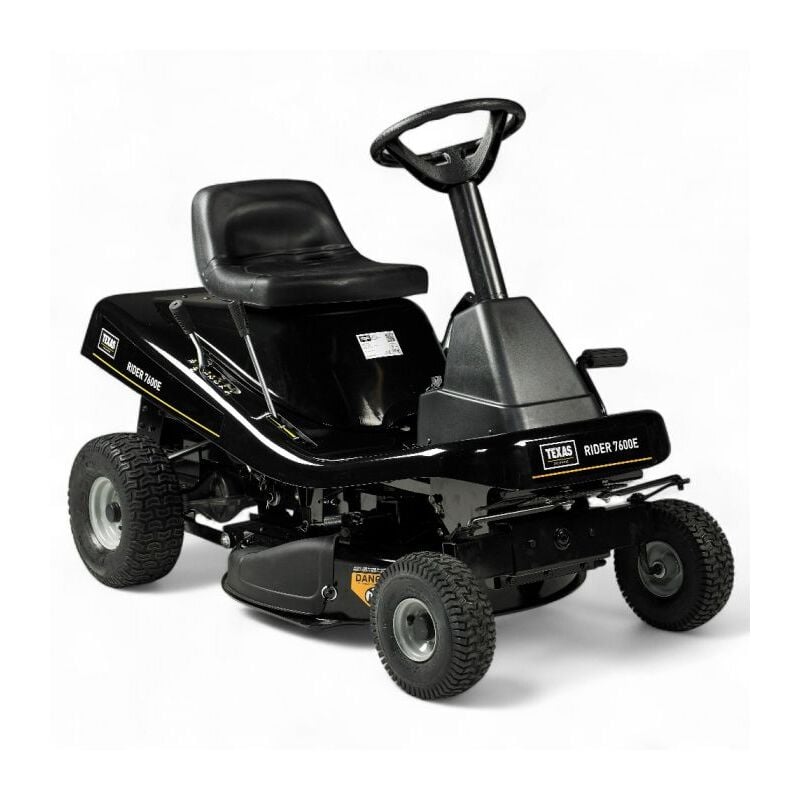 Texas - Tondeuse autoportée rider thermique 76 cm, moteur 432 cc, mulching + éjection Rider 7600E