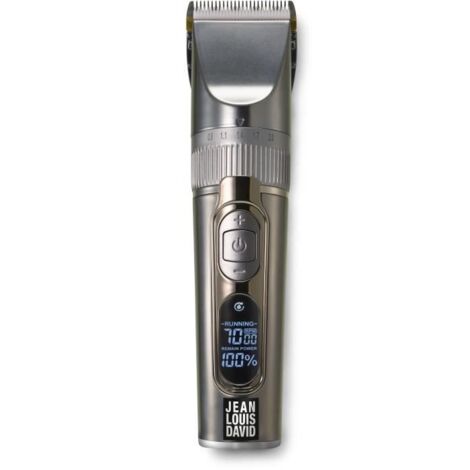 Tondeuse barbe & cheveux - JEAN LOUIS DAVID - Digital Clipper - 25 Hauteurs de Coupe - Batterie Lithium Ion - Grande Autonomie