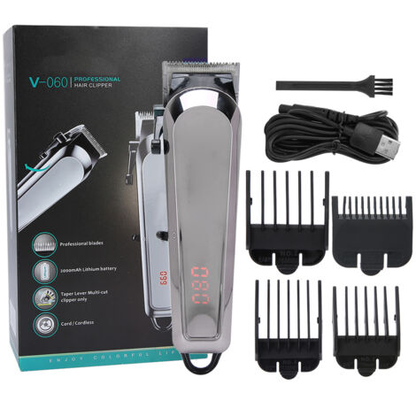 Tondeuse Barbe et Cheveux Professionnelle - Outil de Coupe Homme Coiffeur
