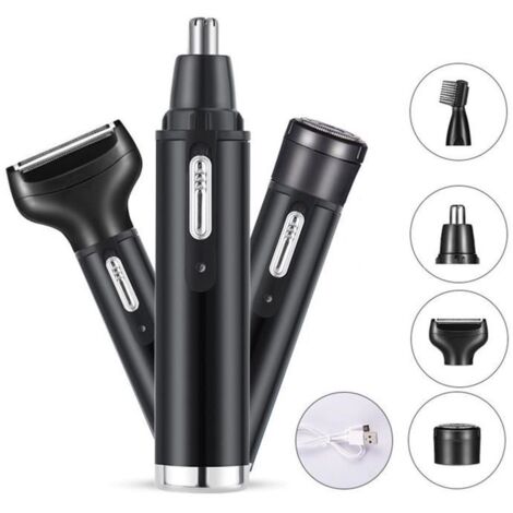 Tondeuse barbe et nez - - A103 - 4 en 1 - Rechargeable - Accessoires inclus
