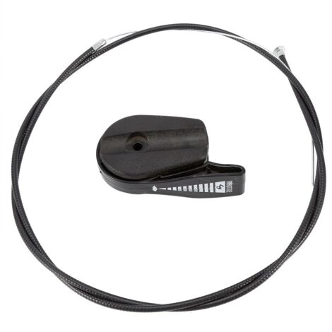 Tondeuse Câble Universel d'Accélérateur Interrupteur Contrôle Jardin Machine Assemblage à Gazon de 65 pouces Commande commutateur Machine Raccordement pour Guidon Moto Accident Hazard Interru(Noir)