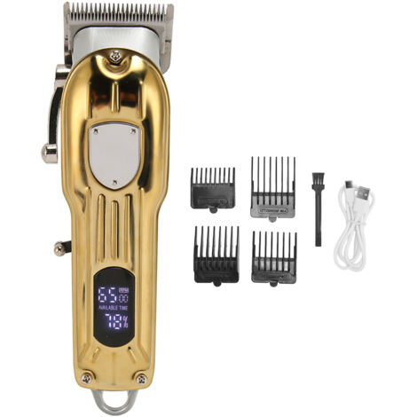 Tondeuse Cheveux Homme Garçon - Lame Acier Inox, Charge USB 2000mAh, Coupe Précise