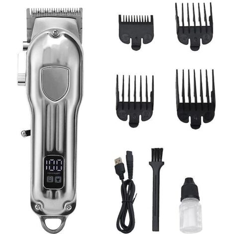 tondeuse Cheveux Hommes Professionnel, Tondeuse Cheveux Professionnelle, Tondeuse  Cheveux Homme Sans Fil (12pcs/ Rechargeable/usb/ajustable/cran