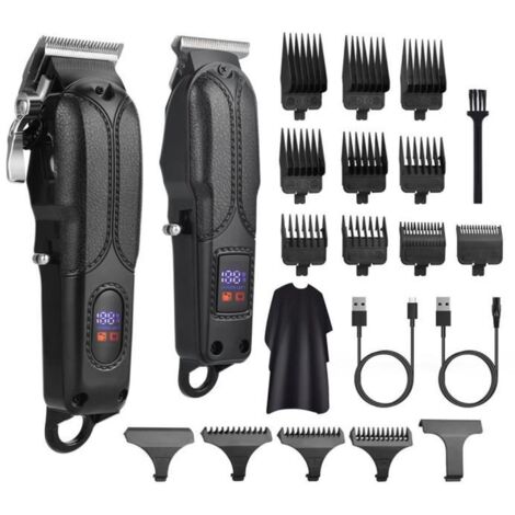 Tondeuse Cheveux Professionnelle -   - 4 Vitesses Réglables - 13 Peignes Limites