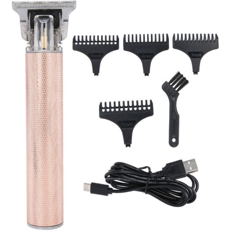 Tondeuse Cheveux Rechargeable avec Tête de Coupe en Acier Carbone - Tondeuse Barbe et Cheveux Électrique