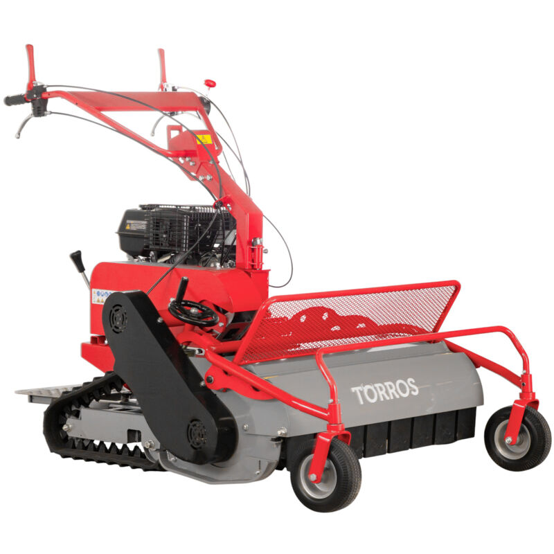 Torros - Tondeuse débroussailleuse à fléaux sur chenilles autotractée essence 860 mm 15 cv KPM860R