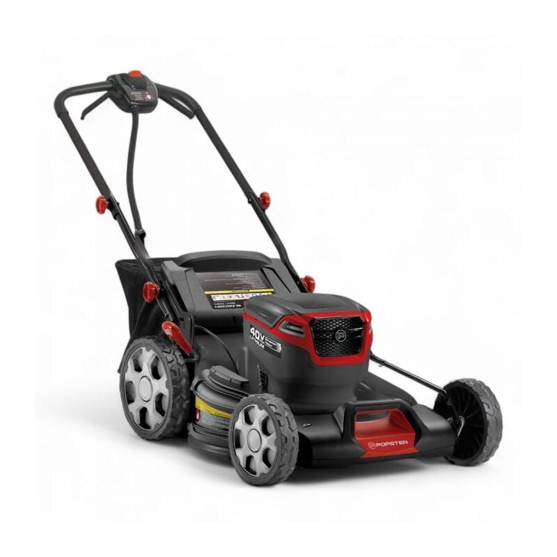 Tondeuse électrique 40V poussée, lame 50 cm, 40 min d'autonomie Popster BLM236H-21 pac