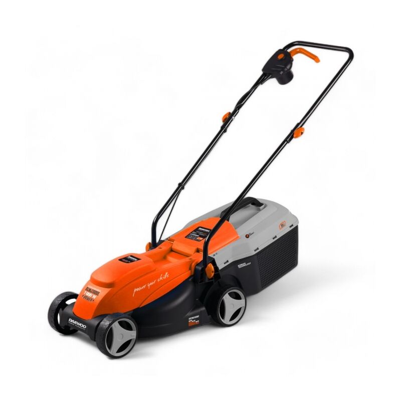 Tondeuse électrique filaire 1000W pour jardin 300m², Lame 32cm, Sac de collecte Daewoo DLMJ1000E