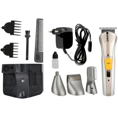 Tondeuse Électrique Multifonction pour Barbe, Nez et Cheveux, Machine de Coupe avec Prise EU 220V SM-688