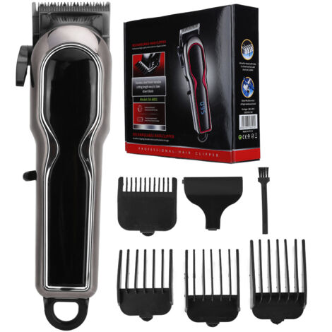 Tondeuse Électrique Numérique LCD pour Hommes - Coupe Précise Barbe et Cheveux - Finition Fine - Prise UE 110-240V