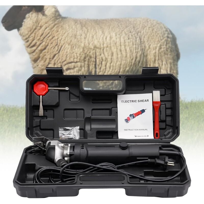 Senderpick - Tondeuse électrique pour moutons - Tondeuse électrique pour moutons 6 vitesses, Tondeuse électrique pour laine de mouton, Tondeuse pour