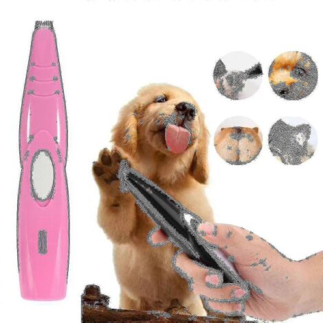 Tondeuse électrique pour poils de pattes d'animaux, toilettage et pédicure pour chiens-AquaForge