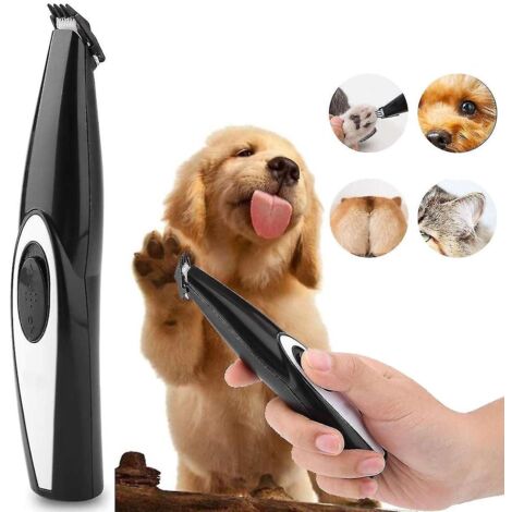 Tondeuse électrique pour poils de pattes d'animaux, toilettage et pédicure pour chiens-AquaForge