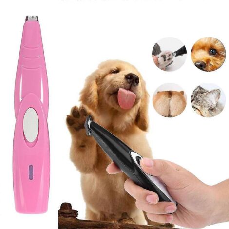 Tondeuse électrique pour poils de pattes d'animaux, toilettage pour chiens, pédicure [DB]-AquaForge