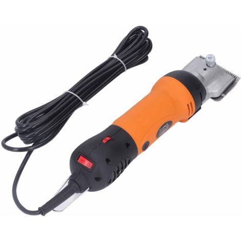 Tondeuse électrique professionnelle pour moutons et chevaux, 690 W, orange, avec réglage de la vitesse, kit de toilettage, ciseaux pour crinière de cheval, prise UE 220 V
