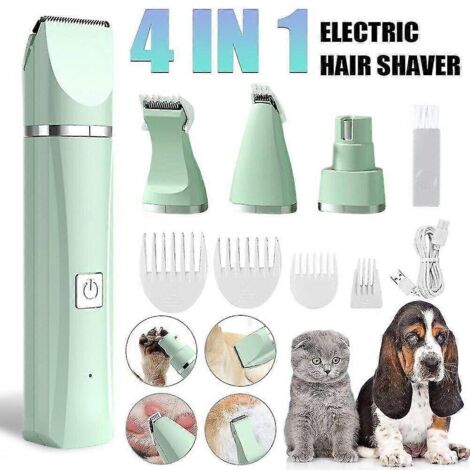 Tondeuse électrique professionnelle sans fil pour poils d'animaux de compagnie, chien et chat xzV-AquaForge