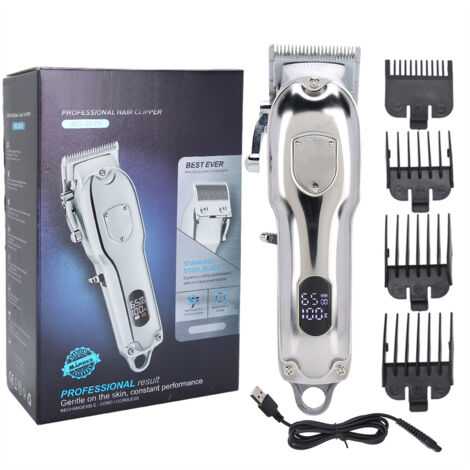 Tondeuse Électrique Rechargeable USB pour Salon et Maison - Machine à Couper les Cheveux