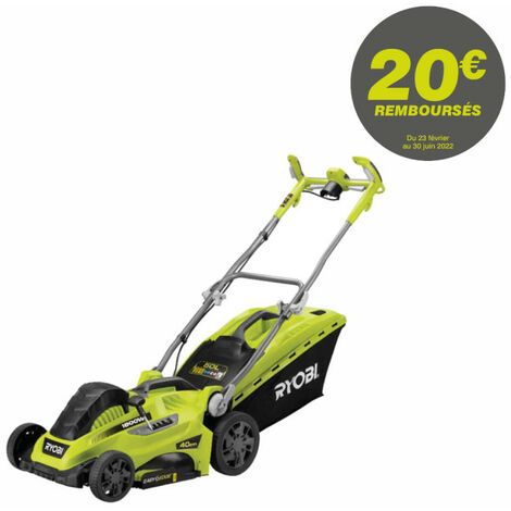 Tondeuse électrique RYOBI 1800W coupe 40cm - RLM18E40H
