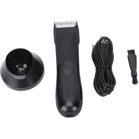 Tondeuse Électrique Sans Fil Rechargeable USB pour Hommes - Prise Ergonomique et Portable