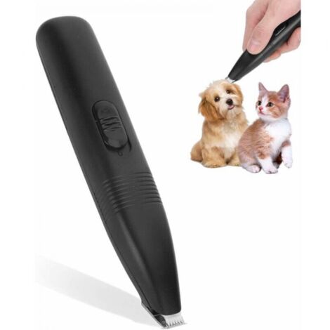 Tondeuse électrique silencieuse pour chiens et chats, idéale pour les pattes, les oreilles et le visage.