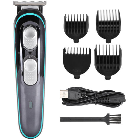Tondeuse Électrique USB Rechargeable avec Lames Ajustables - Kit de Coupe et Soins Capillaires