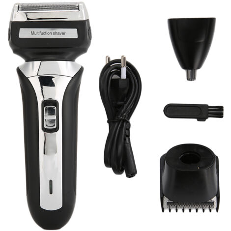 Tondeuse Électrique Visage Multifonction - Rasoir Barbe, Coupe Nez, 100-240V Prise EU