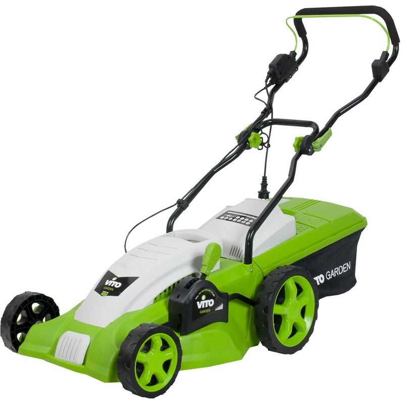 Tondeuse electrique 1800W Moteur induction Coupe 42 cm - 3 hauteurs de coupe - bac 50L Vito