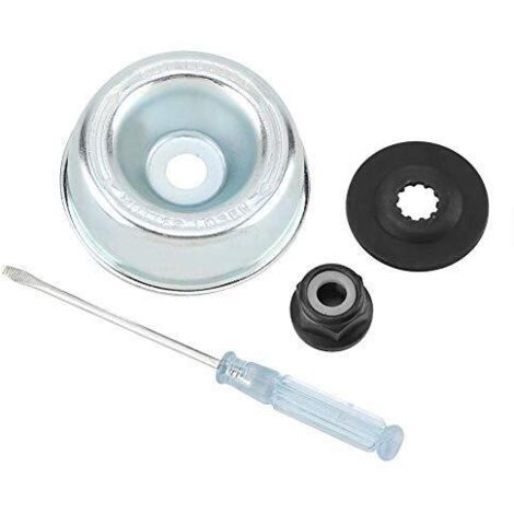 Tondeuse ¨¤ gazon pour tondeuse ¨¤ gazon Stihl - Kit de maintenance pour rondelle de but¨e, plaque de support, ¨crou de collier, tournevis de maintenance, kit de fixation de l'adaptateur de lame - Kit